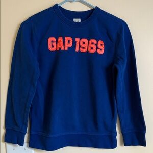 GAP Blue Sweatshirt with Red Logo